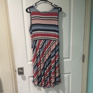 Striped Sleeveless Dress